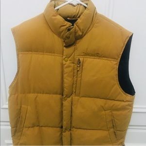 TIMBERLAND puffer vest. Mustard color